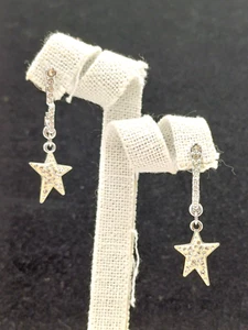 SWAROVSKI ORECCHINI STELLA PENDENTI - Foto 1 di 4