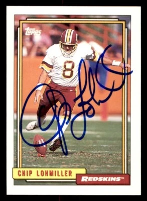 1992 Topps Football #229 Chip Lohmiller Signed Autograph (no COA) - Image 1 of 2