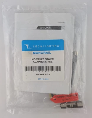Tech Lighting - MonoRail Vault Power Adapter - Satin Nickel - 700MOPVLTS - Image 1 of 3
