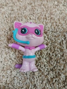  Spy Squad Pet PERCY PINK PUPPY & PURPLE KITTY 2.5" 2015 Mattel Barbie cat dog - Picture 1 of 3