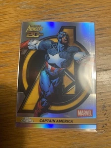 2025 Topps Chrome Marvel #AV-4 CAPTAIN AMERICA - Picture 1 of 2