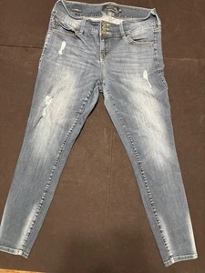 Torrid Blue Women's Plus Size Medium Wash Blue High Rise Jegging Fit Jeans 14R - Picture 1 of 6