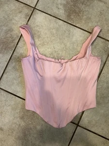 Top corsetto rosa House Of Cb RAFa taglia M  - Foto 1 di 6