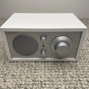 TIVOLI AUDIO MODEL ONE AM/FM TABLE RADIO WHITE/SILVER - Picture 1 of 14