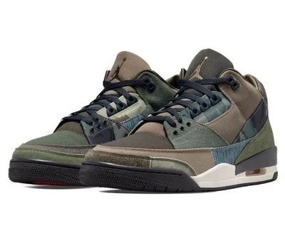 Nike Air Jordan 3 Retro Patchwork Camo DO1830-300 Men’s Sz 13 New DS - Image 1 of 4