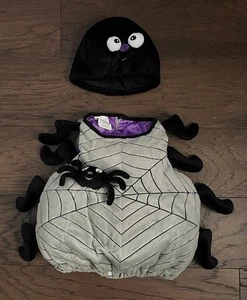 Disfraz de Araña Bebé Vintage Unisex Talla hasta 24 Mos~Halloween~Cuerpo/Sombrero Acolchado - Imagen 1 de 1