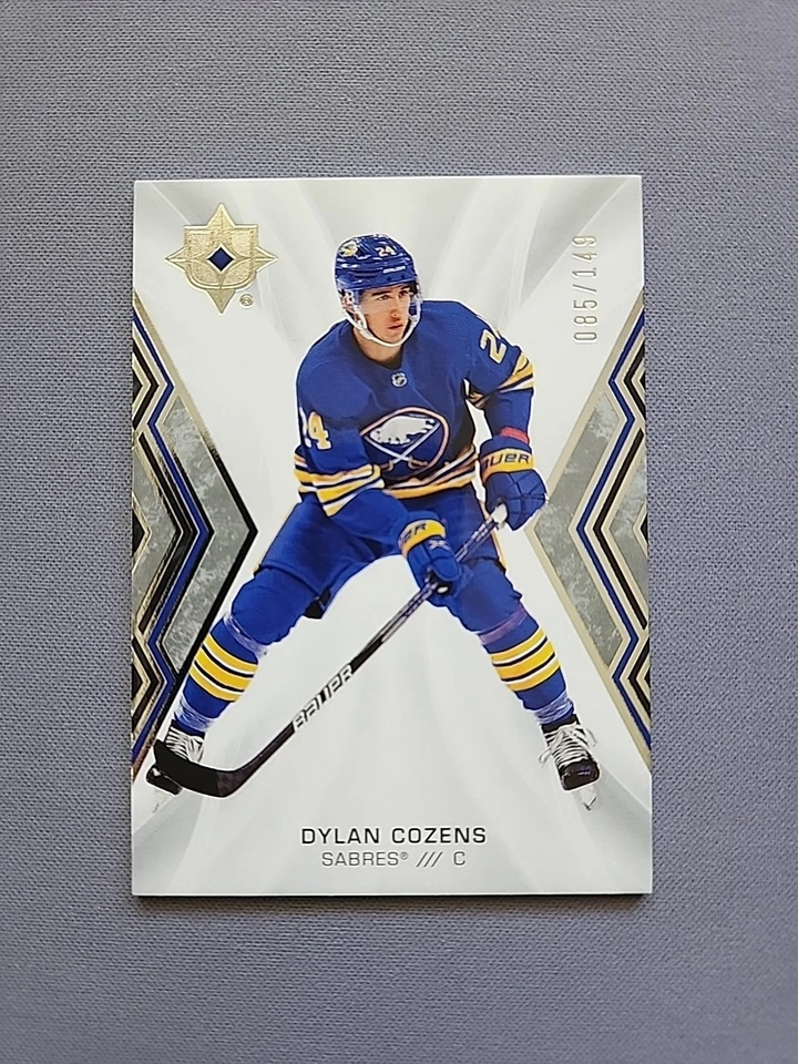 2021-22 Upper Deck Ultimate Dylan Cozens /149 - Buffalo Sabres - Image 1 of 4