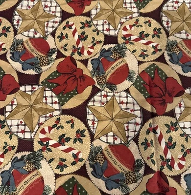 Christmas Punch by Thimbleberries for RJR Fabrics Cotton Ornaments 44 x 90” - Image 1 of 3