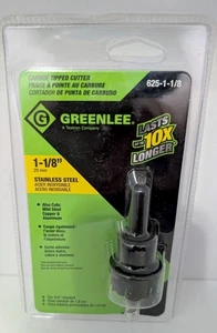 Greenlee 1-1/8" Carbide Tipped Cutter - Stainless Steel - 625-1-1/8 - NEW - Picture 1 of 3