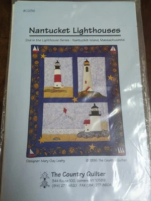 Nantucket Lighthouses Quilt Pattern by The Country Quilter CQ136 - Image 1 of 4