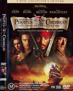 Pirates Of The Caribbean: Curse Of The Black Pearl DVD (Region 4) VGC Collectors