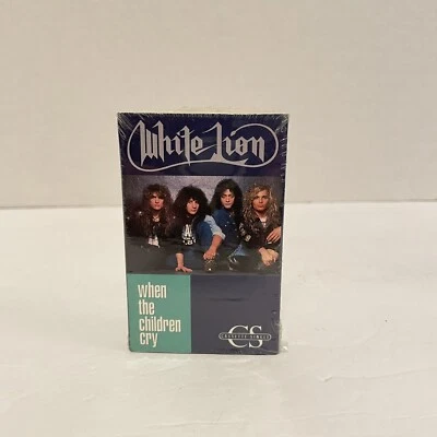 NEW SEALED White Lion- When The Children Cry (1988 Cassette) 7 4-89015 - Image 1 of 4
