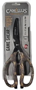 Camillus Spiel Werkzeug Schere Schere schwarz 4" Edelstahl Klingen Nocken ABS Griff - Bild 1 von 2