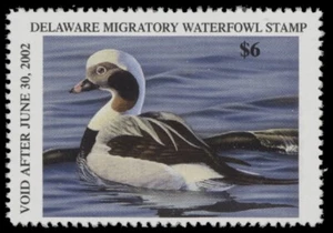 2001 Delaware State Duck Stamp Mint Never Hinged. Original Gum - Picture 1 of 1