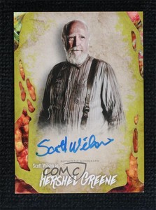 2016 Topps The Walking Dead Survival Box Infected 24/99 Scott Wilson as Auto a4e