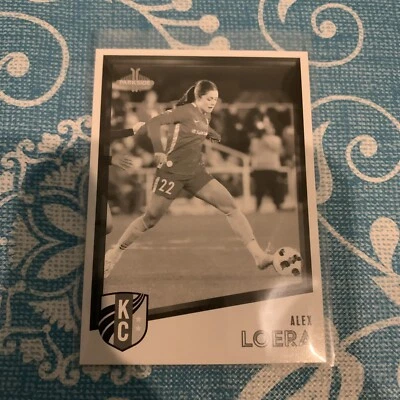 2023 Parkside NWSL #162 Alex Loera Black & White Parallel  - Image 1 of 2