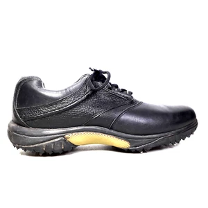 FootJoy Contour Series Mens Black Leather Soft Spike Golf Shoes Size 8.5M - Picture 1 of 10