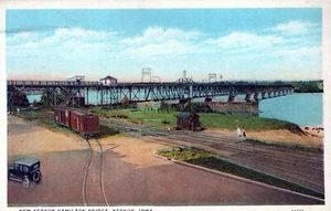Nuevo puente Keokuk - Keokuk, Iowa - litografía sin publicar - Imagen 1 de 2