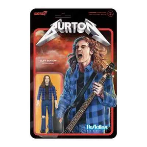Cliff Burton - Flannel Shirt - Metallica - Wave 2 - ReAction Figures - Super7 - Picture 1 of 3