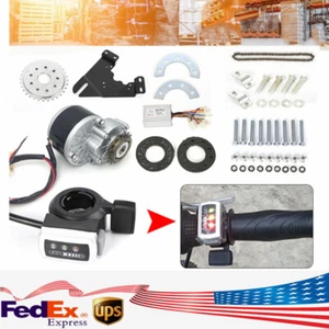 Electric Bike Conversion Kit E-Bike Mountain Bike Conversion Motor Freewheel Set - Picture 1 of 13