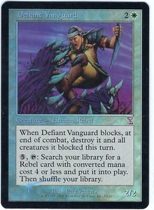 FOIL Defiant Vanguard Time Spiral Timeshifted – MTG Magic the Gathering Card - Picture 1 of 2
