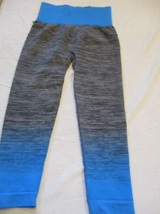 Womens fc plus blue gray leggings - Picture 1 of 5