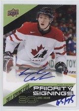 2010 Upper Deck Priority Signings 2011 Spring Expo /75 Luke Adam Rookie Auto RC