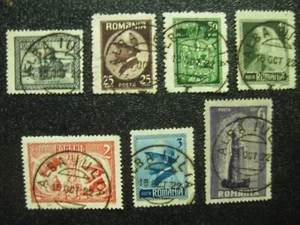 Romania Michel n. 286-292 Incoronazione cpl., con timbro primo giorno dal luogo dell'incoronazione! (-eg) - Foto 1 di 2
