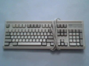 Epson Keyboard RT101 AQ6-MTN56Z15 120559-001 Rev A - vintage, working - Picture 1 of 8