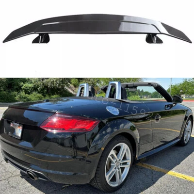 46" Rear Trunk Spoiler Wing GT Racing Carbon Style For Audi TT/TT Quattro/RS - Image 1 of 4
