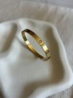 Cartier Stainless Steel Gold Bangle