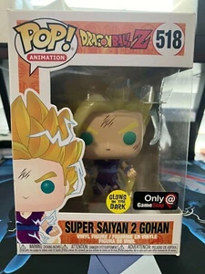 Funko Pop! Super Saiyan 2 Gohan #518 exclusivo de GameStop Brilla en la oscuridad GITD - Imagen 1 de 6