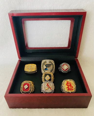 ST Louis Ultimate Collection Championship Ring SET W Box, US Ship NFL/MLB/NHL Cover