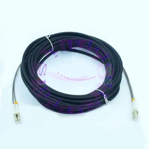 15M Outdoor Field Fiber Patch Cord LC UPC to LC UPC Multi-Mode Duplex FibeCable - Afbeelding 1 van 1