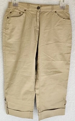 Ruby Rd Womens Capri Pants Size 6 Brown NEW - Image 1 of 4