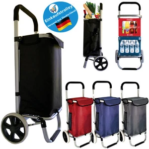 Einkaufswagen Einkaufstrolley Trolley Aluminium Einkaufsroller Tasche Shopping - Bild 1 von 72