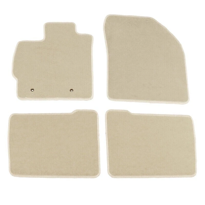 APTO PARA TOYOTA PRIUS XW30 2010-2014 ALFOMBRILLAS DE NAILON BEIGE 4 PIEZAS Foto 1 de 1