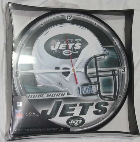 New York Jets Round Wall Clock~NEW~NFL GEAR Cover