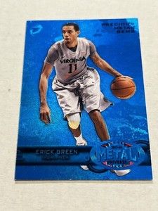 2013-14 FLEER RETRO ERICK GREEN 46/50 PRECIOUS METAL GEMS BLUE ROOKIE VTECH PMG