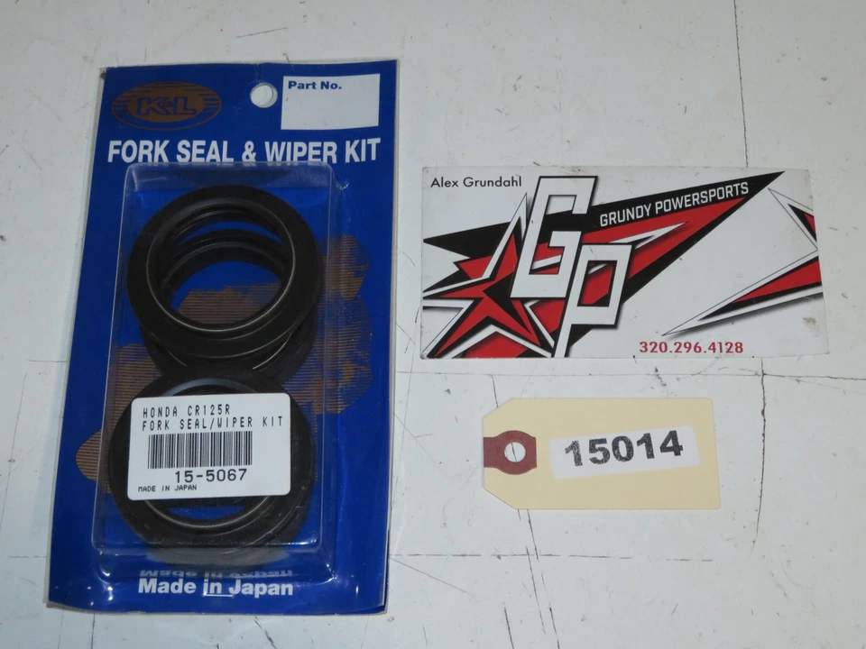 Kit de sello/limpiaparabrisas de horquilla nuevo K&L Supply Honda CR 125R cantidad 1 15-5067 Foto 1 de 1