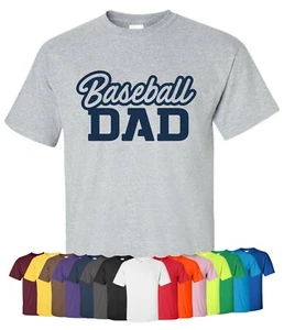 T-Shirt Personalizzata "Papà Baseball" Taglia S-4XL Genitori Sport Papà Squadra Personalizzata - Foto 1 di 5