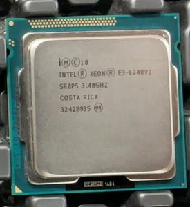Intel Xeon E3-1240 V2 SR0P5 3.4 GHz 4 cores 8 threads 8MB LGA-1155 CPU Processor - Picture 1 of 1