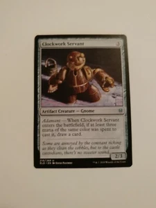 MTG Clockwork Servant 216/269 Throne of Eldraine Artifact  Unlimited Uncommon - Picture 1 of 6