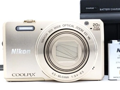 [MINT] Nikon COOLPIX S7000 Gold 16.0MP 20x Compact Digital Camera from Japan - Image 1 of 4
