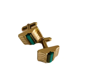 Vintage Kreisler Craft Rollisphere CUFFLINKS CUFF LINKS Signed GOLDTONE Lv0102 - Picture 1 of 7