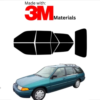 Предварительно вырезанная тонировка окна для Ford Escort Wagon 91-96 цвет стабильная керамика сделано с 3M - Изображение 1 из 4