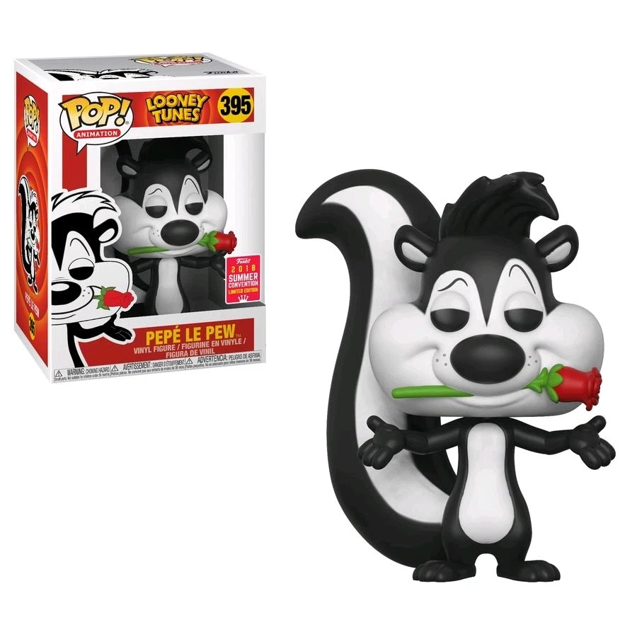Figura de vinilo Funko Pop Looney Tunes Pepe Le Pew 2018 SDCC #395 edición limitada Foto 1 de 1