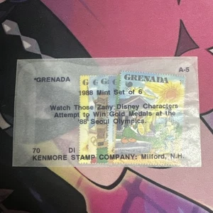 Grenada Disney Stamps Olympics Sports Serie Set of 6 Stamps Mint NH - Picture 1 of 2