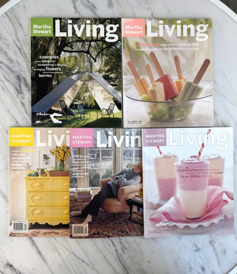 Martha Stewart Living Magazine, 1995-1999, various editions, collector items! Foto 1 de 4