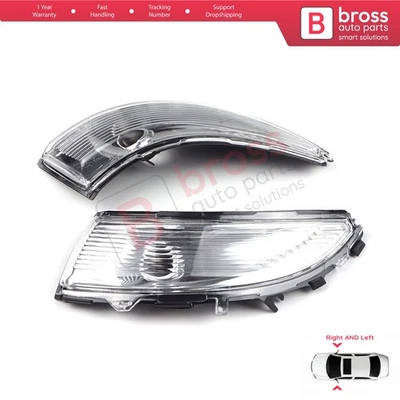 Side Mirror Indicator Right Left Lens for Renault Clio MK4 Captur 1 Zoe Micra 5 Foto 1 de 4